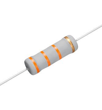 82K - 1W Metal Oksit direnç , tel bacaklı