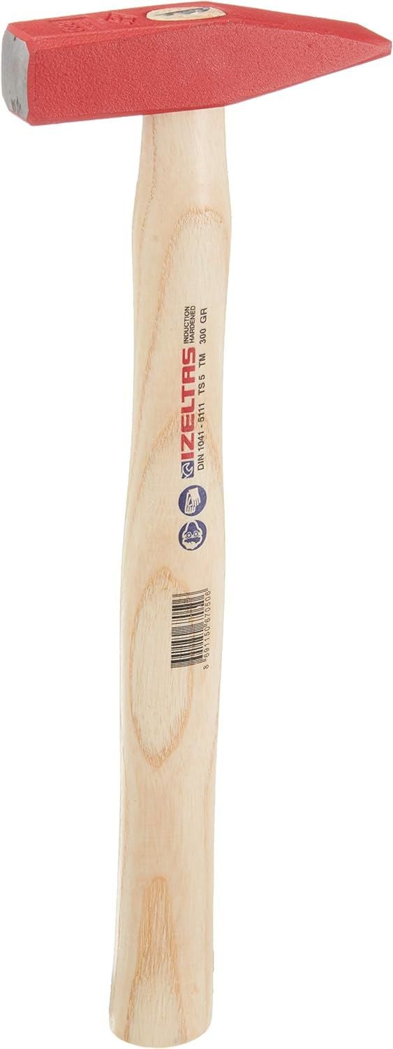 İzeltaş Tesviyeci Çekiç 5800250300, Kırmızı, 300 Gr