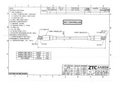 SMA PLUG TO SMA PLUG FOR B800 CABLE ASSEMBLY GUL310C-G06SMC116-2000MM