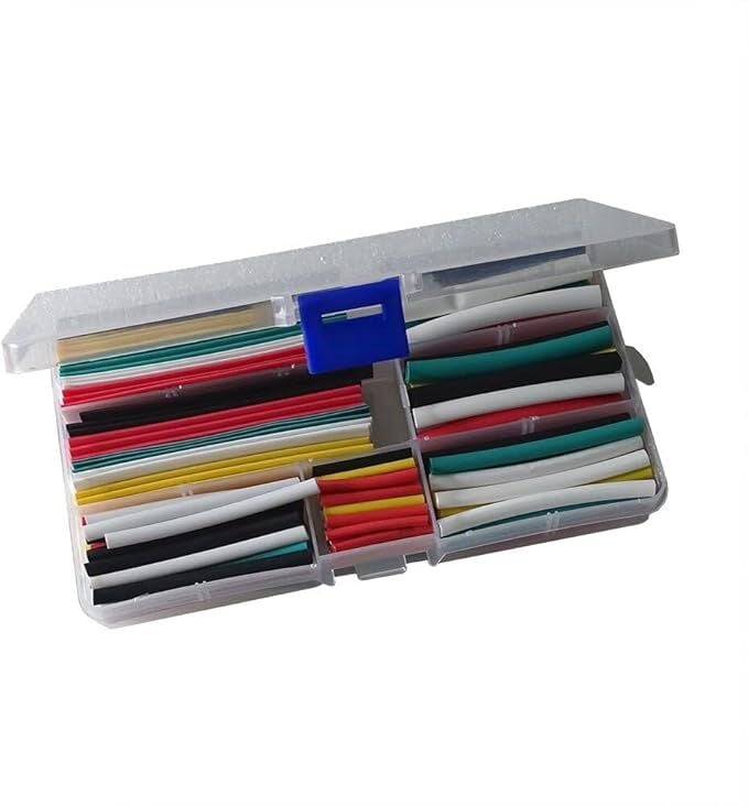 164 parça ısı ile daralan makaron Kablo Tamir Seti