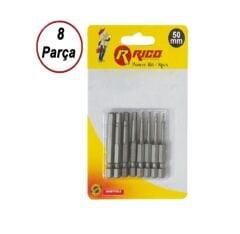 Rico 005-KK1132 Allen Key Bit 8-Piece Set, 50 mm Size